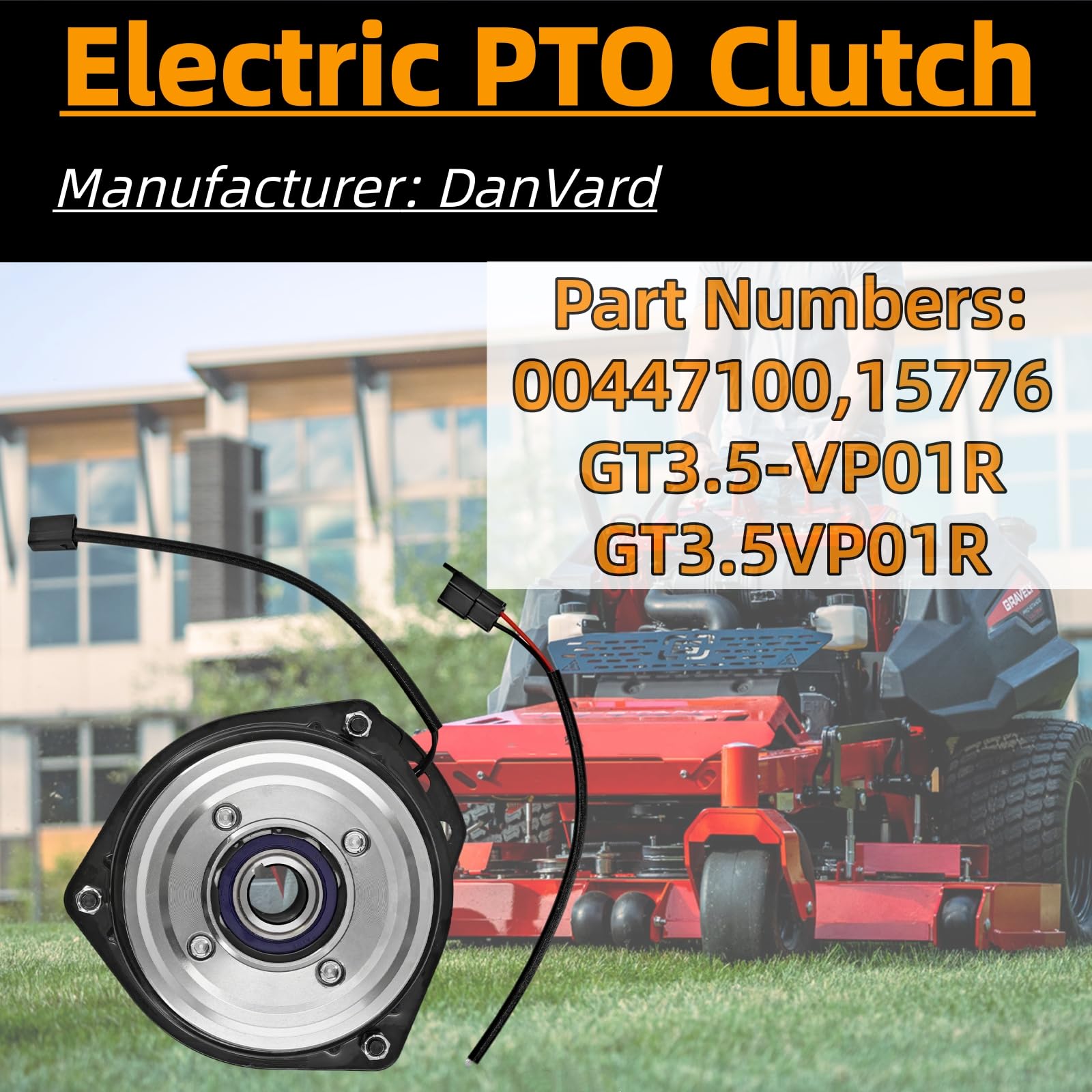 00447100 - Frizione elettrica per tosaerba serie XDZ Pro-Master PM 144 148 152 160 252 260 266 272 320 3084 Pro-Turn 252 260 266 272 452 460 460 460 4 66 47 Ricambio per Ogura GT3.5-VP01R 15776