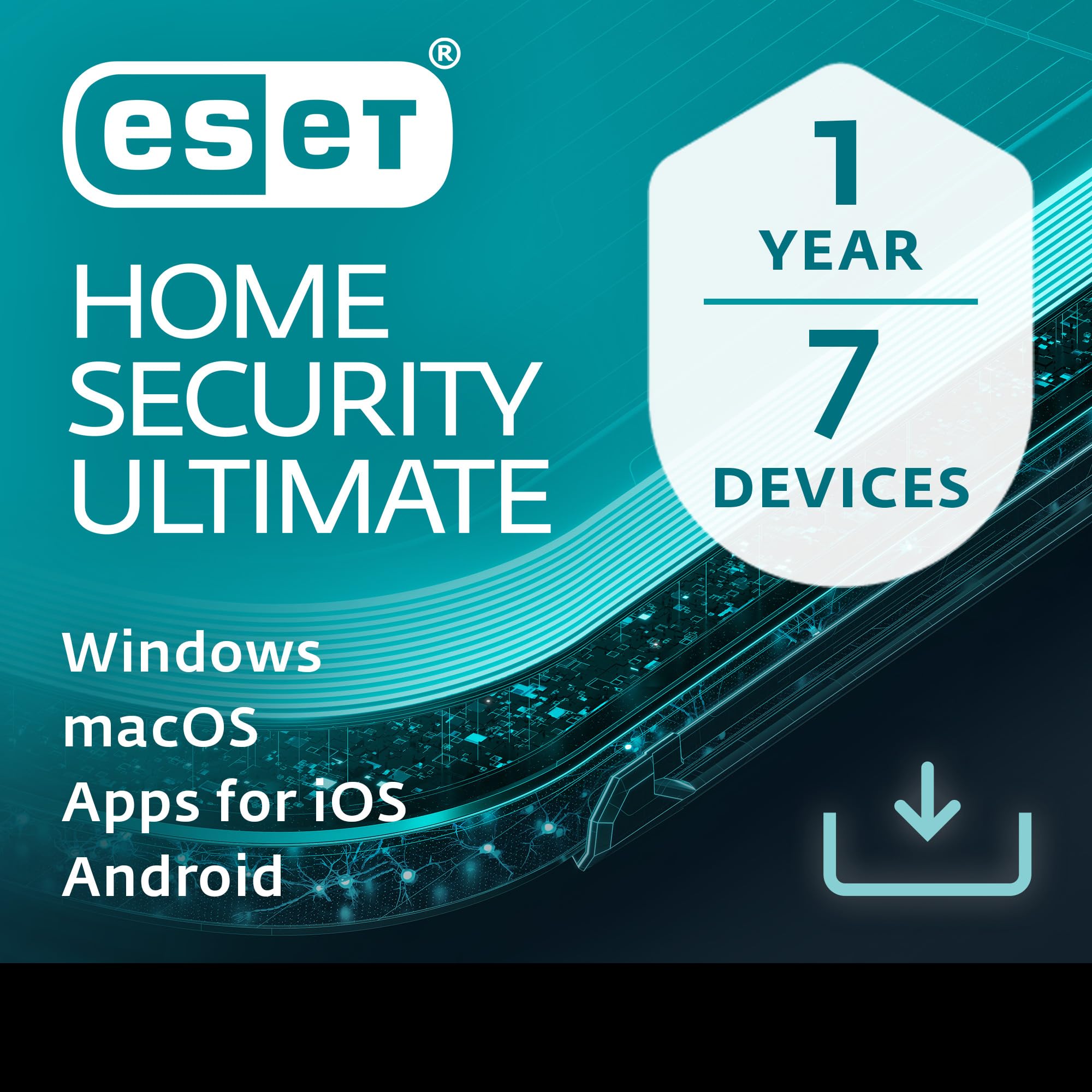 ESET HOME Security Ultimate 2026 | 7 Devices | 1 Year | Antivirus, Identity Protection, VPN, Firewall, Secure Data Encryption, Ransomware Remediation included | Activation Code by email