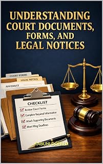 UNDERSTANDING COURT DOCUMENTS FORMS AND LEGAL NOTICES