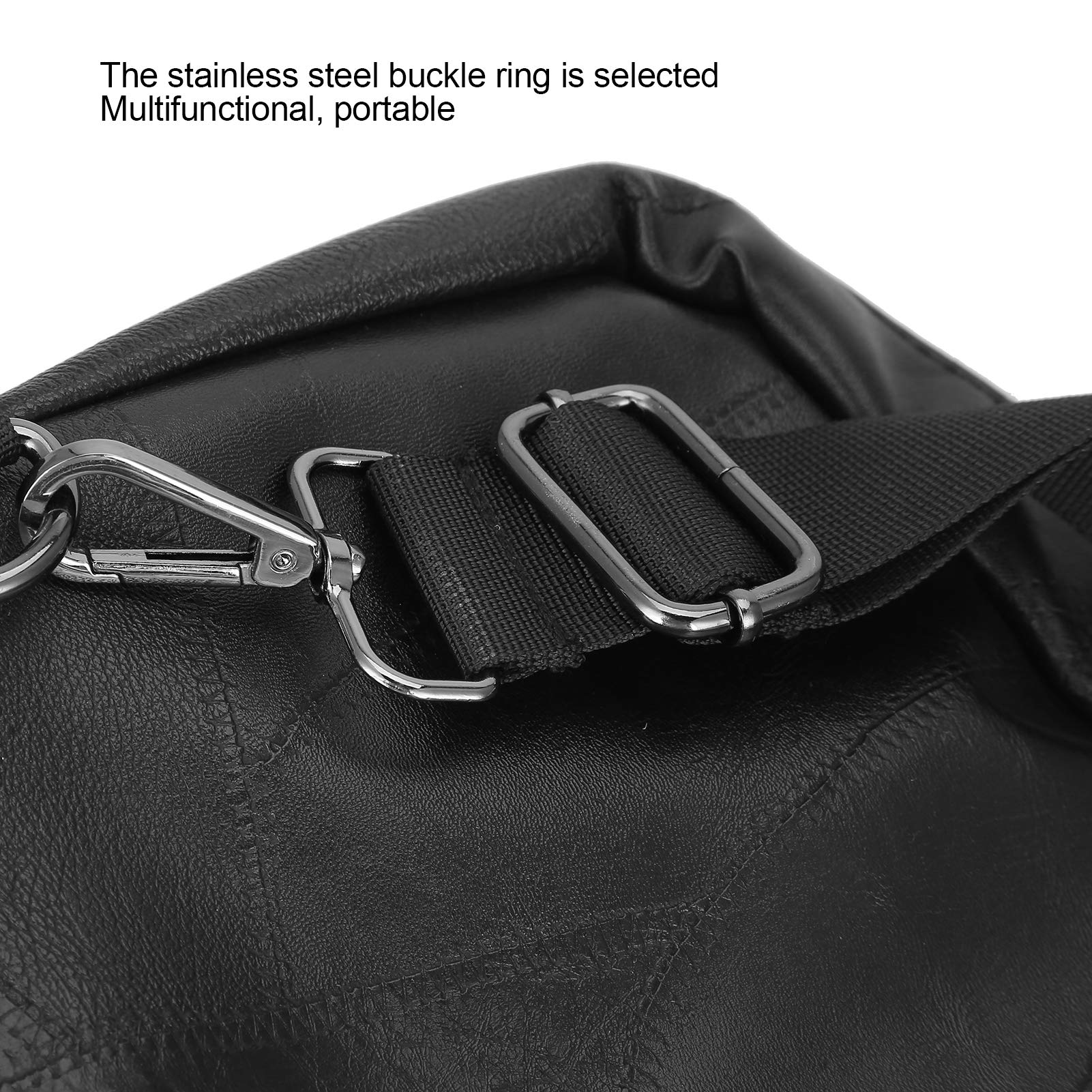 Make-up-Tasche, Aufbewahrungstasche Für Friseurwerkzeuge, Reise-Kosmetiktaschen-Organizer, Tragbare Multifunktions-Aufbewahrungstasche aus Kunstleder Für Haartrockner, Kamm