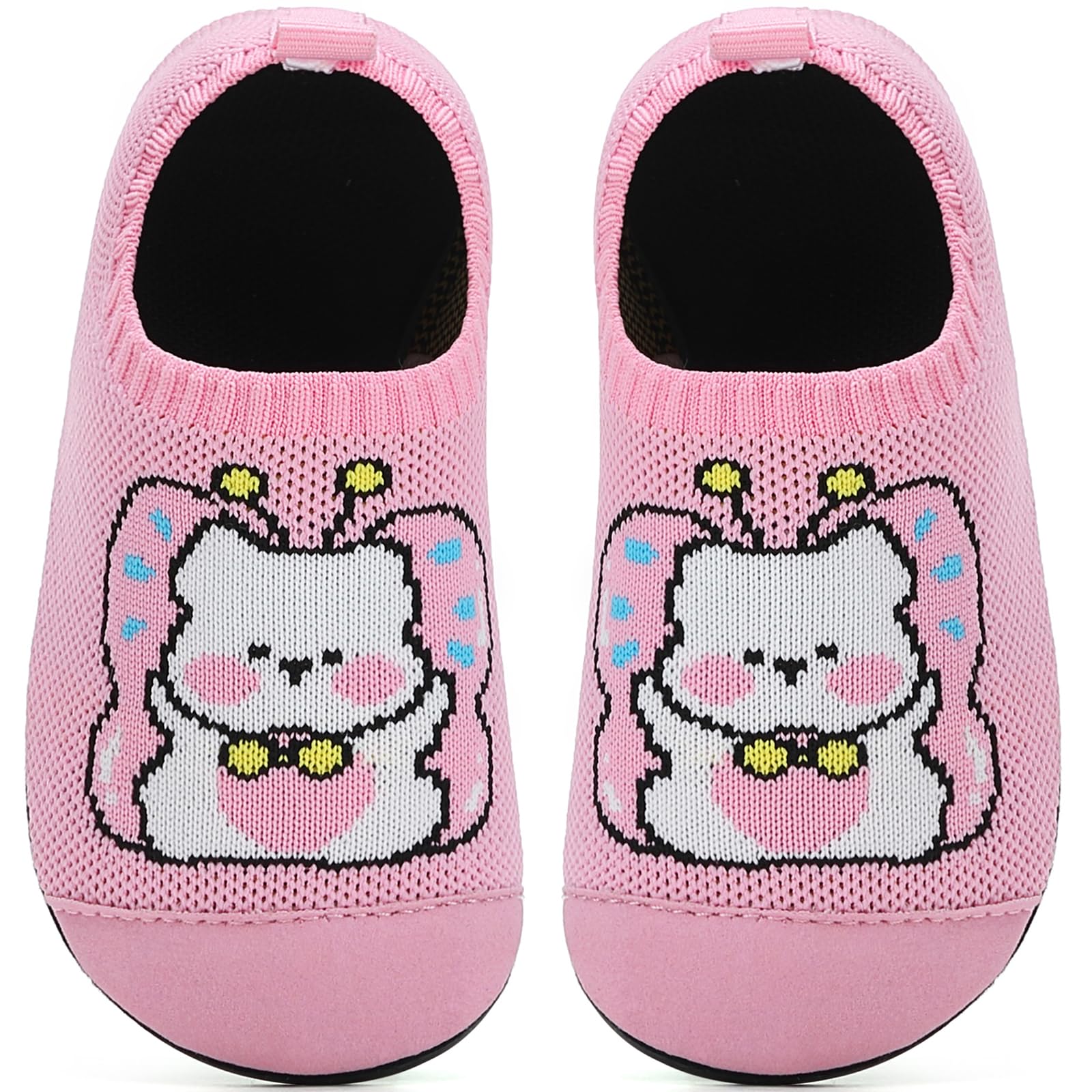 BARFULKER Hausschuhe Kinder Jungen Mädchen Atmungsaktive Pantoffeln Leicht Rutschfest Lauflernschuhe Kleinkinder Hüttenschuhe Slippers Barfußschuhe,Gr.20-33