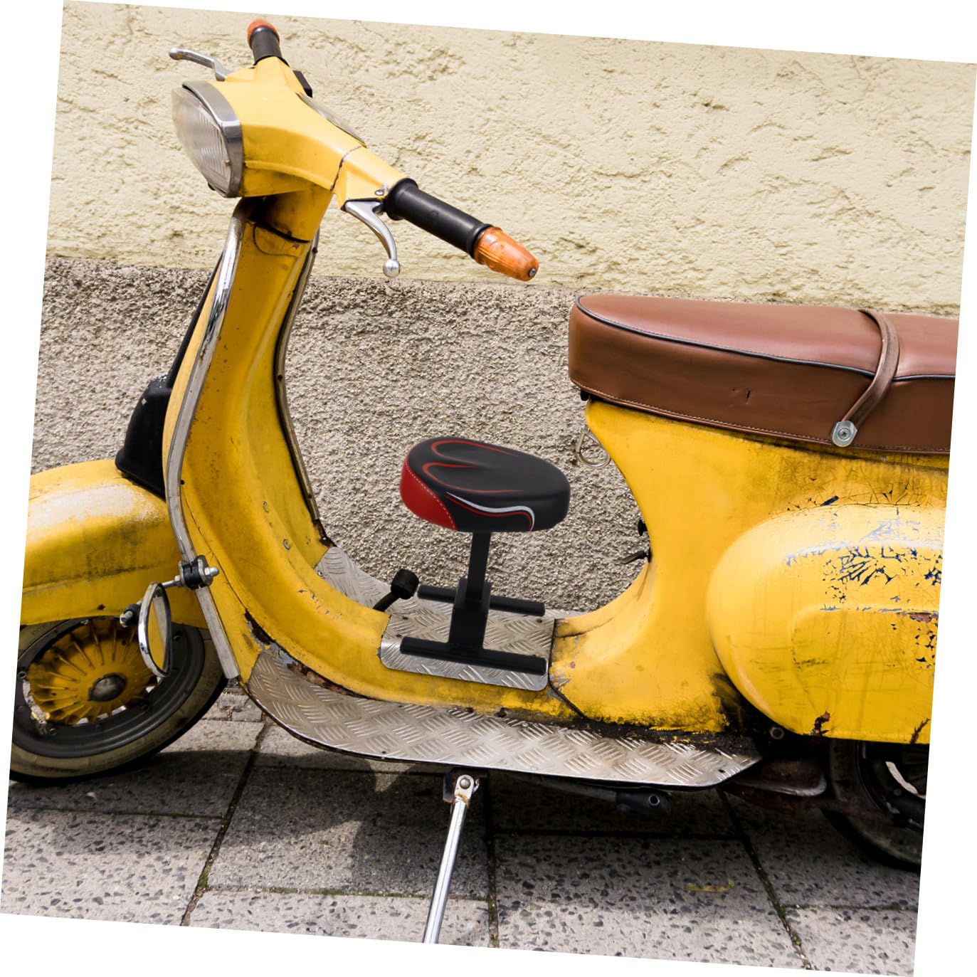 Seggiolino per Ragazzo Ragazza Ragazza per Bici Elettrica Staffa Sostituzione del Sedile Anteriore Attrezzatura per Bici Elettrica Accessorio per Esterni Realizzato Carbonio e Spug