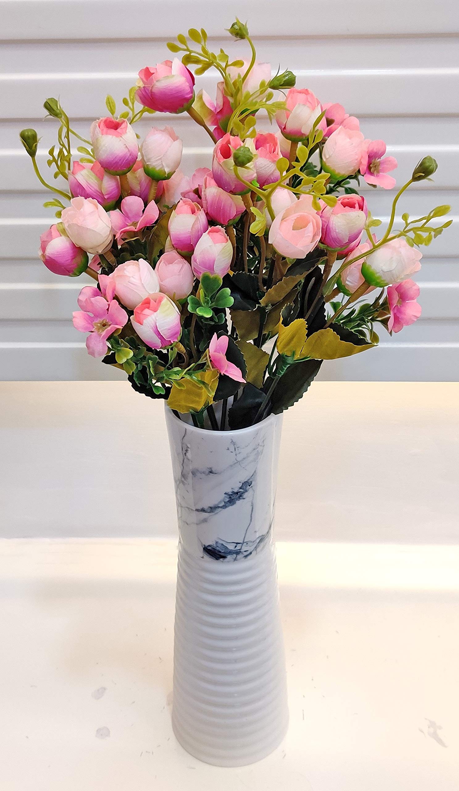 ARTSY® Artificial Flowers for Home Decoration Tulip Bunch Small Size Bunch Without Vase, Combo, Pack of 2 Pieces