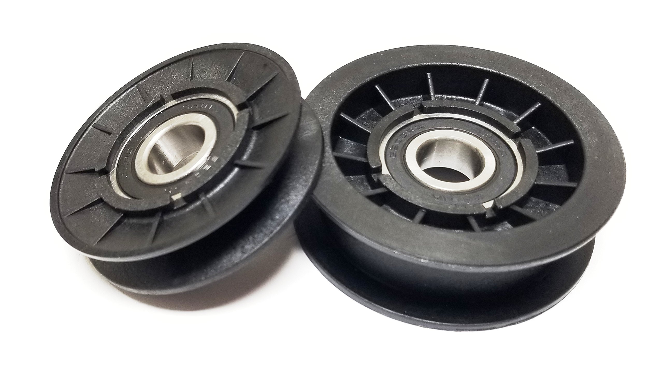 Poulan Husqvarna Jonsered Handwerker Set von 2 Drive Riemenscheiben, v-idler für 532194326 194326; flache Faulenzer für 532194327 194327