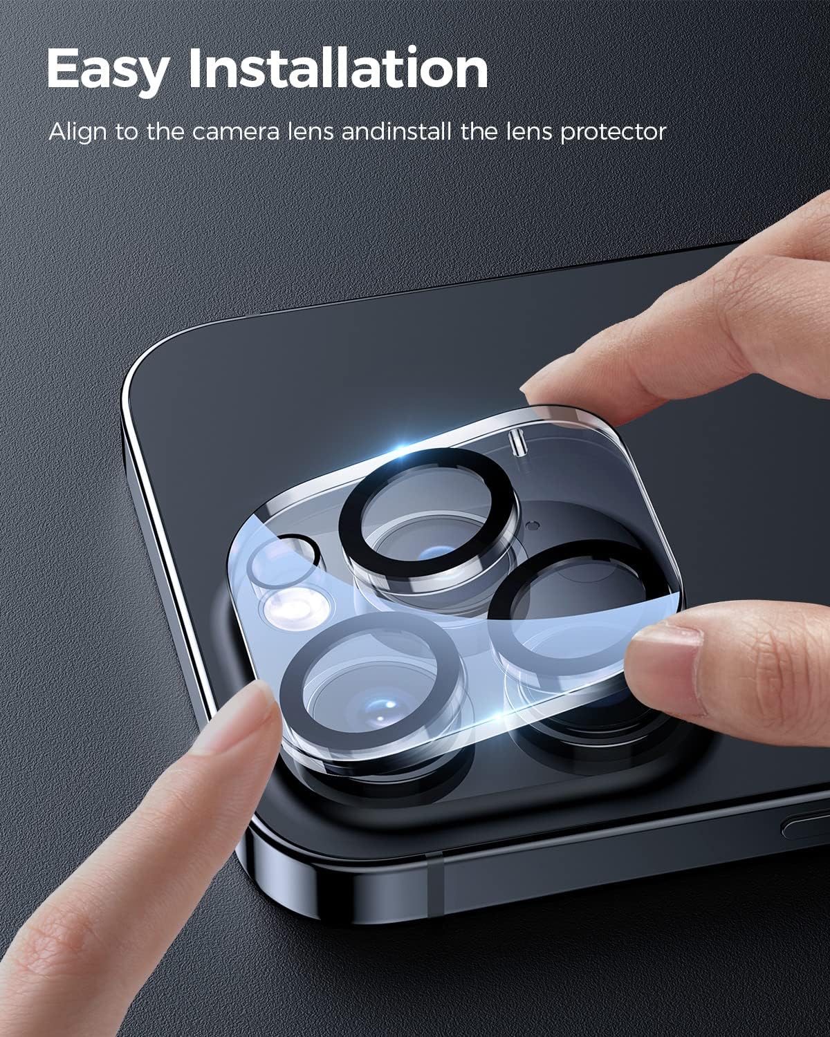 Uniwit [2 Pack] Camera Len Protector for iPhone 14 Pro/iPhone 14 Pro Max- Screen Protector Tempered Glass, Case Friendly No-Bubble HD Clear Anti-Scratch Camera Lens Screen Protector