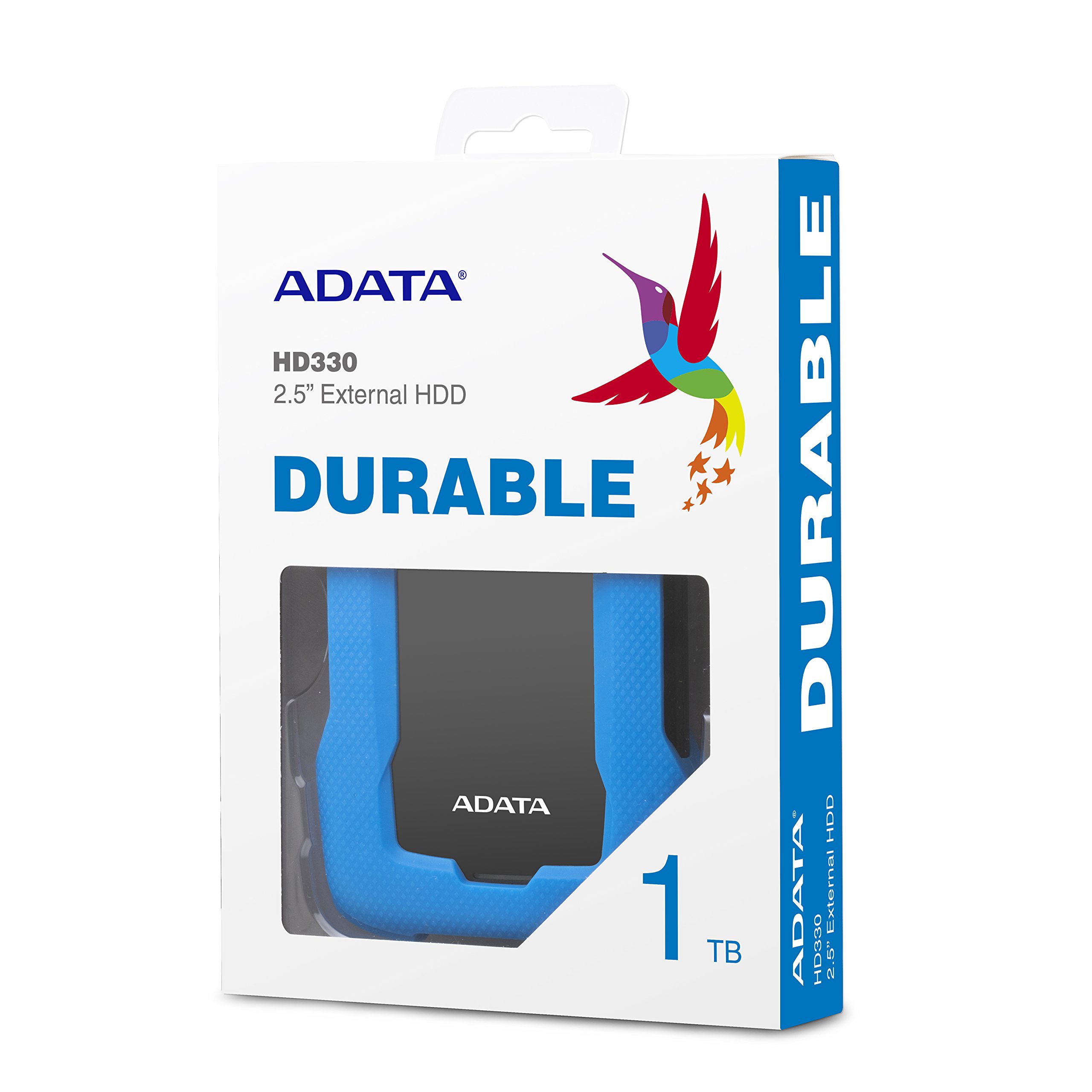 ADATA HD330 - Disco Duro Externo (1000 GB, 2.5", 3.0 (3.1 Gen 1), Azul)