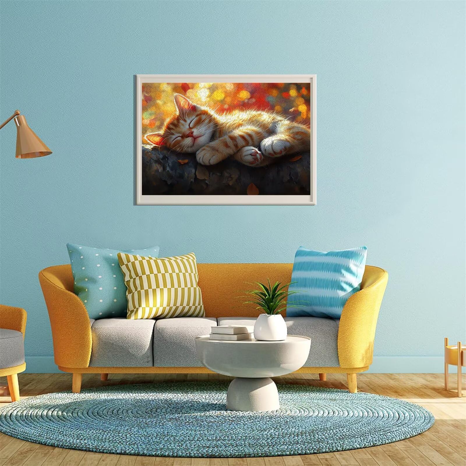 Puzzle Erwachsene 2000 Teile Katze Tier Educa Jigsaw für Kinder ab 8 Jahren Mädchen Jungen, Erwachsene Impossible Klassische Puzzles Schwer, Anspruchsvoll Spielspaß, Als Familienspiel 70x99cm t-652