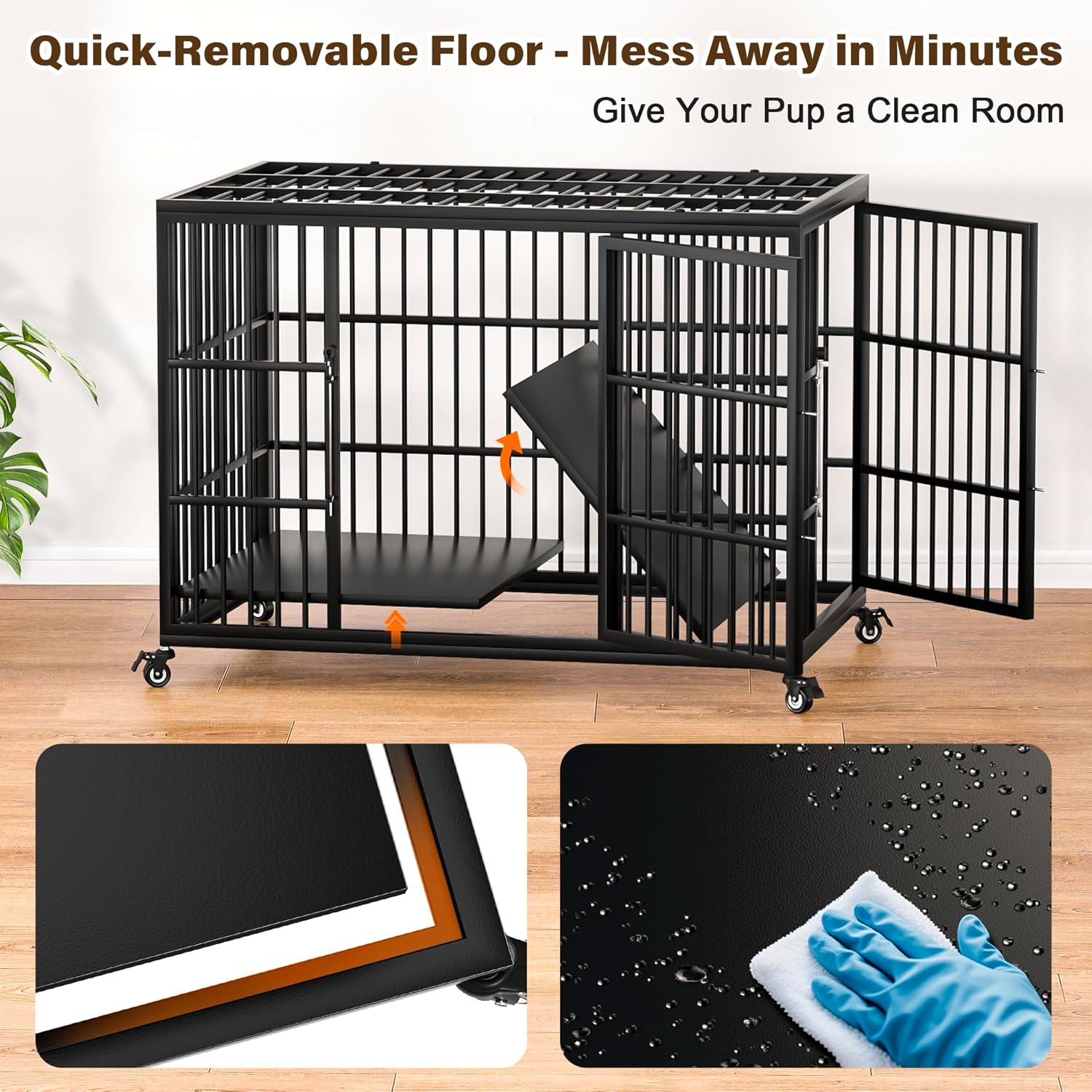 Ultimate Review: VERIFURTY 48" Heavy Duty Dog Crate - Safety and Comfort for Large Dogs!