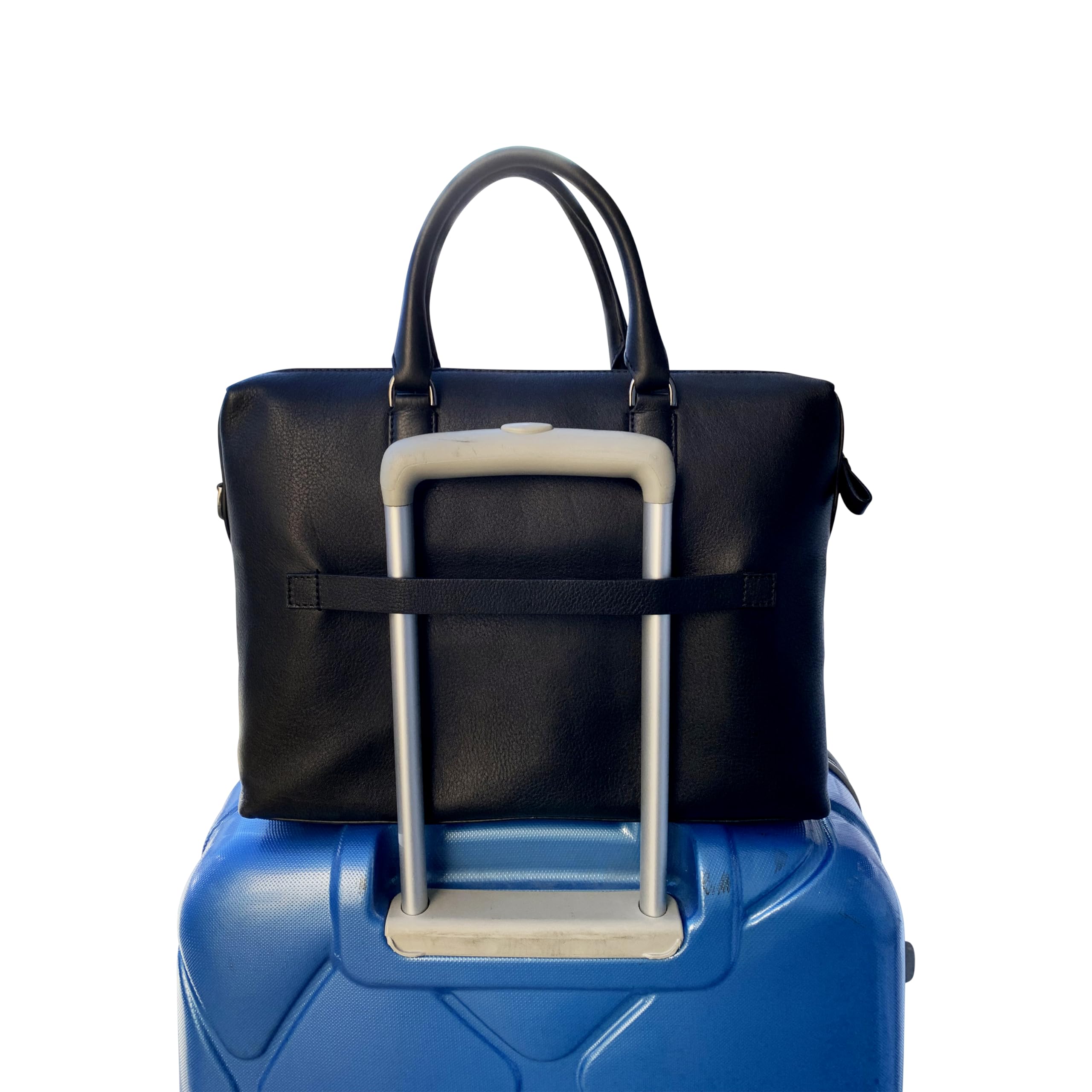 Borsa per computer portatile, con scomparti multipli e tasche, 100% vera pelle, valigetta per uomini e donne, borsa messenger da viaggio