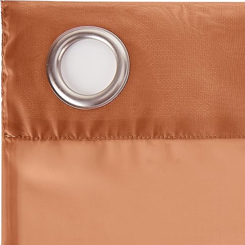 Miniatura 5 de No. 918 Emily-Gmt - Panel de cortina de gasa transparente con ojales, 59 x 63 pulgadas, color naranja cedro