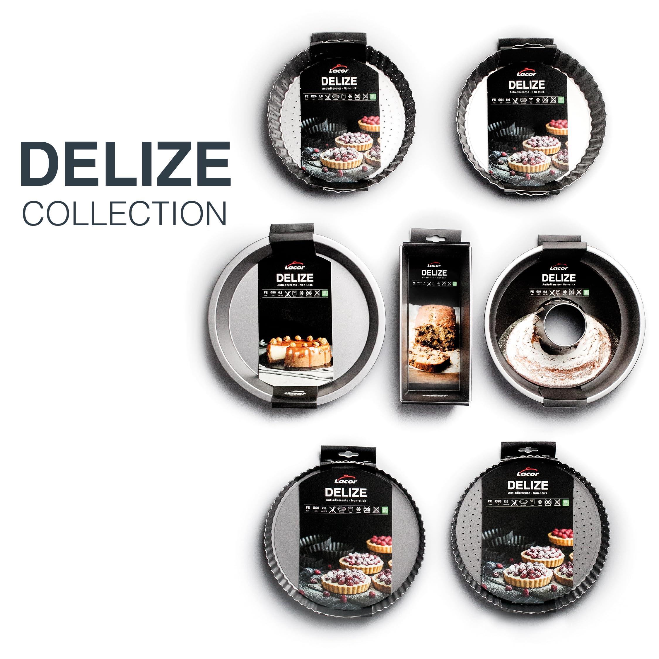 Lacor 68471 - Moule à pizza, plateau perforé à pizza, moisissure | Ustensile professionnel durable; conçu pour un rendement optimal y nettoyage rapide et facile au lave-vaisselle