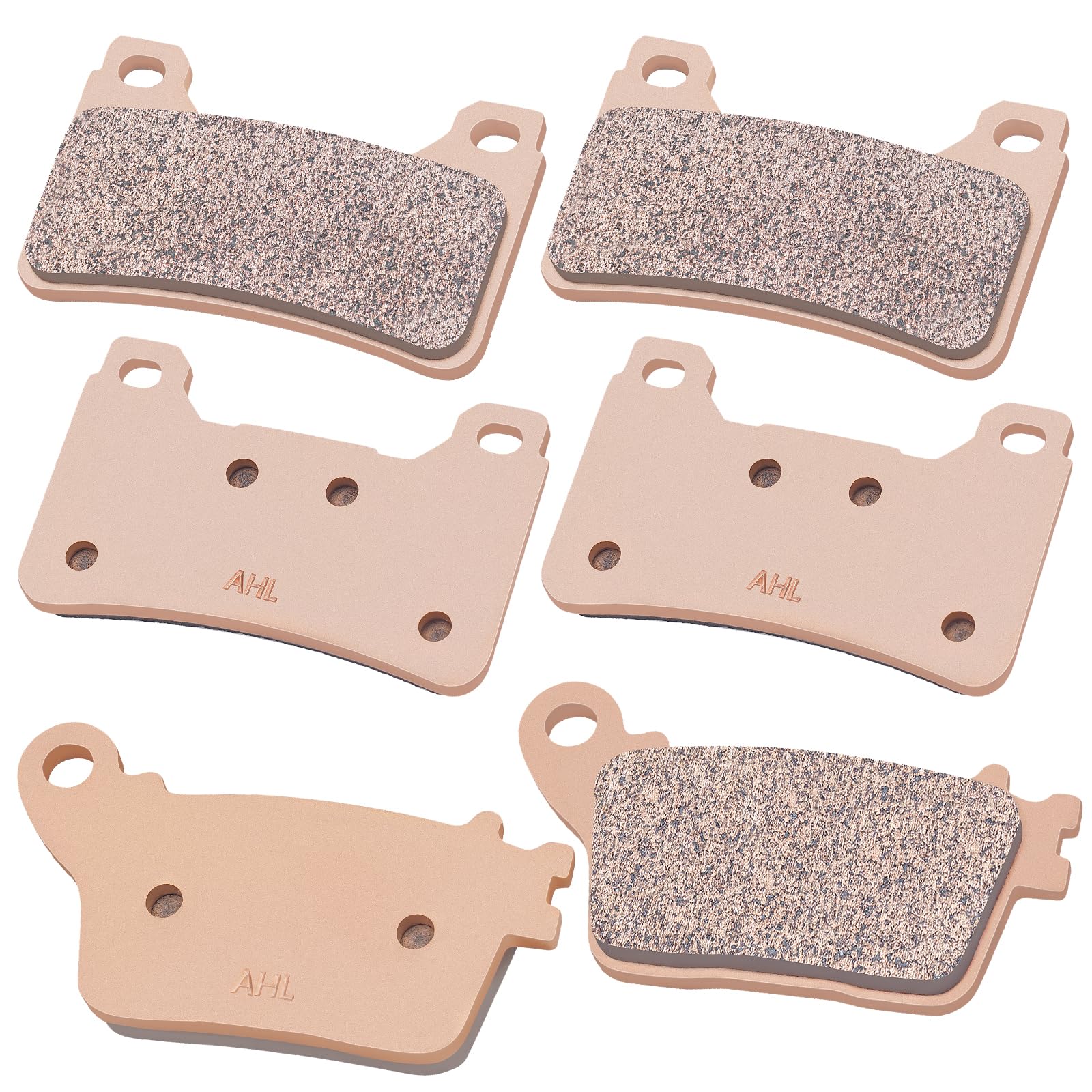 Amazon.com: AHL Sintered Front & Rear Brake Pads Set for Honda