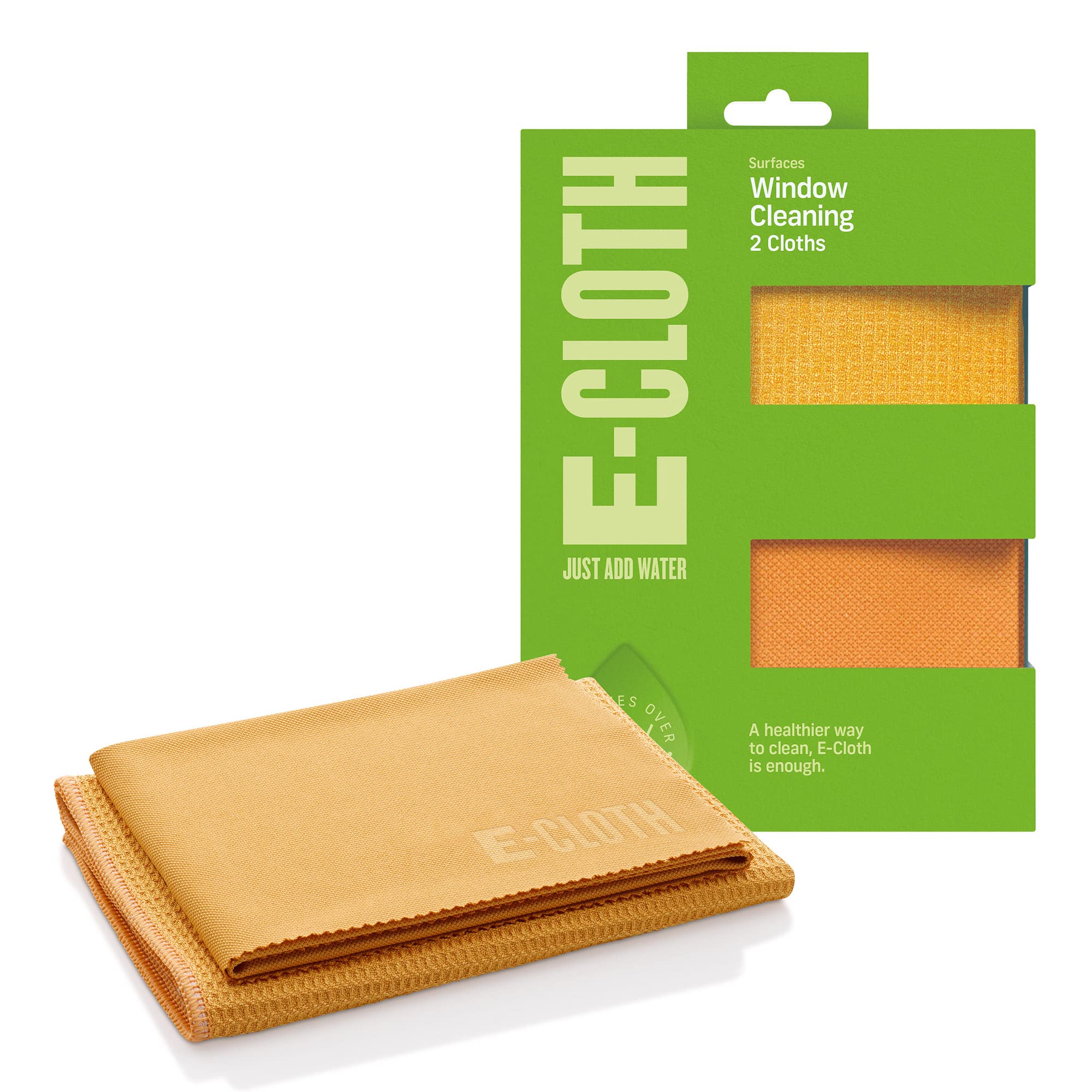 E-Cloth Window Cleaning Kit2-Piece SetMicrofibre Glass Cloth & Polishing TowelStreak-Free Shine For Windows & Mirrors from B&Q