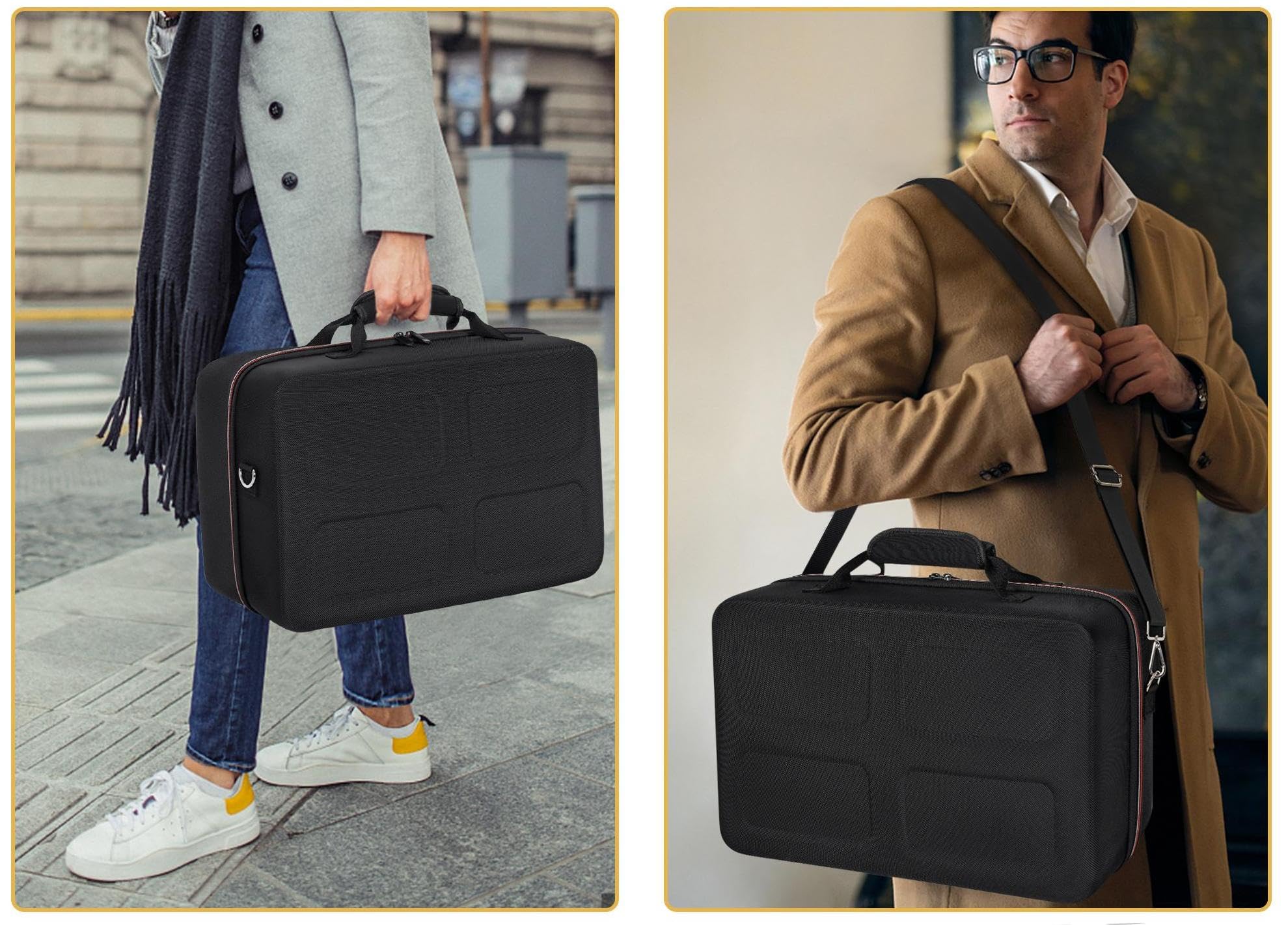 OUUTMEE Custodia rigida compatibile con PS5, borsa da viaggio per PlayStation 5 Disk Digital Edition, giochi e accessori da gioco