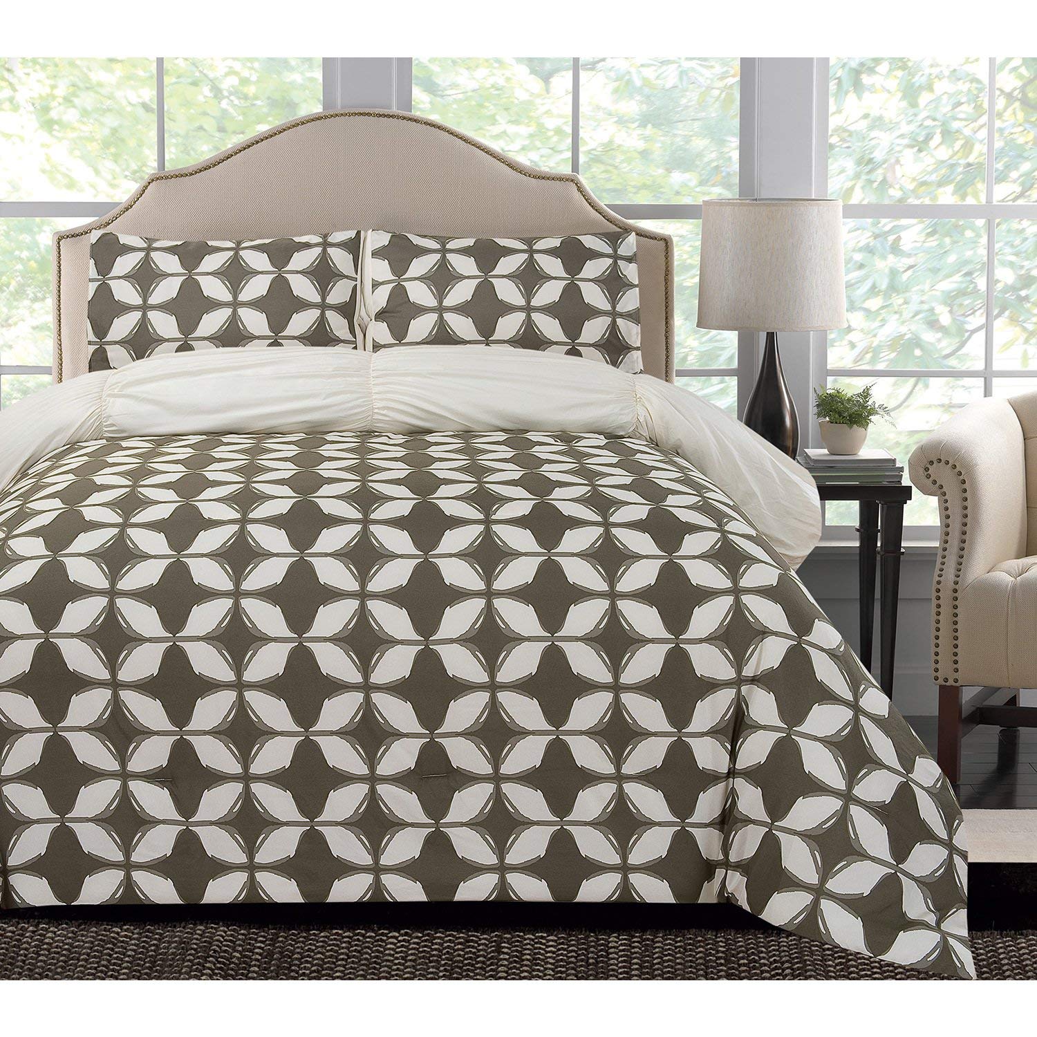 Reversible Microfiber Comforter Set 