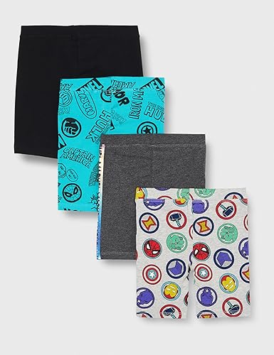 Miniatura 3 de Tienda Essentials Disney Marvel Star Wars Frozen Pantalones cortos de bicicleta para niñas y niños pequeños (cebra previamente manchada)