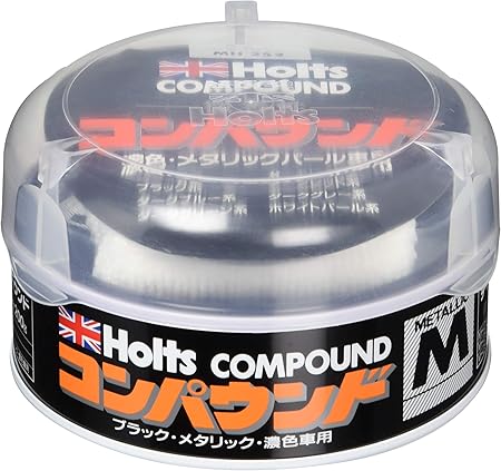 Amazon ホルツ 半練りコンパウンド ティンコンパウンド ブラック メタリック 濃色車用 Holts Mh252 研磨剤 コンパウンド 車 バイク