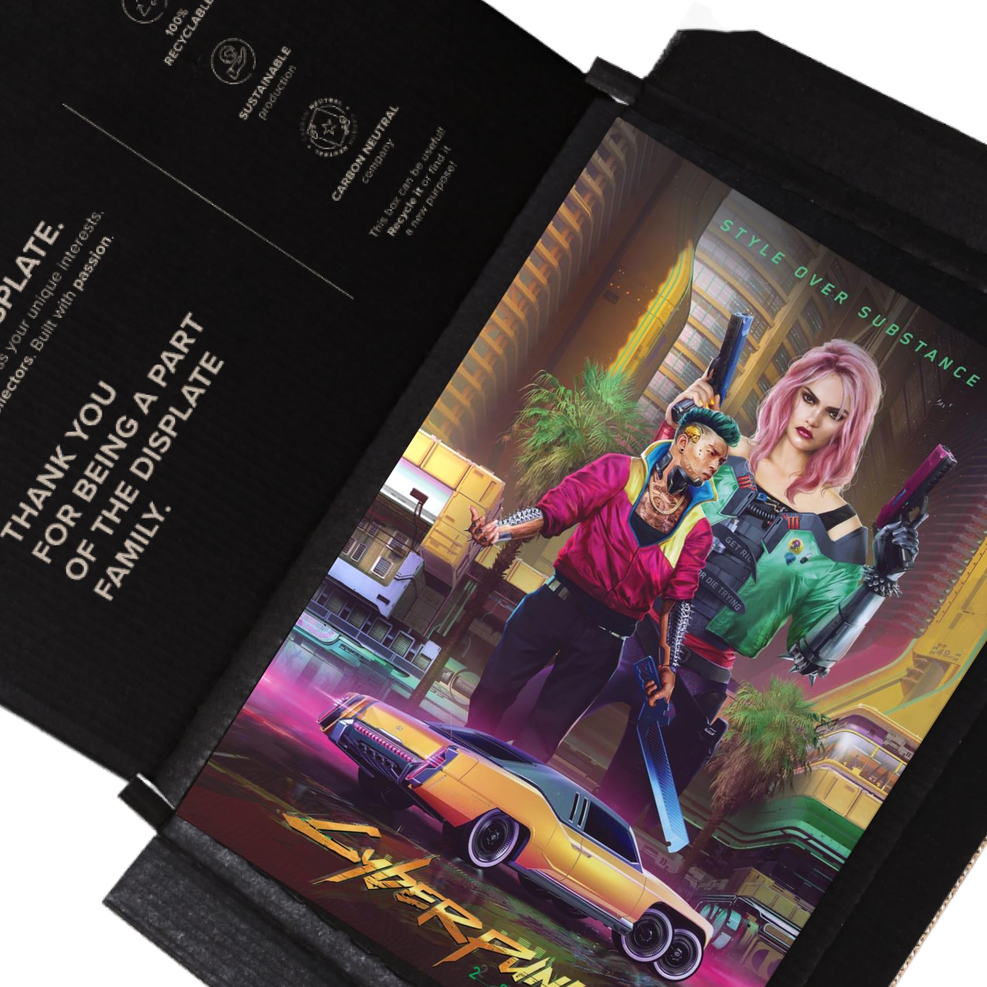 Amazon.com: Displate Official Cyberpunk 2077 Metal Poster Magnetic