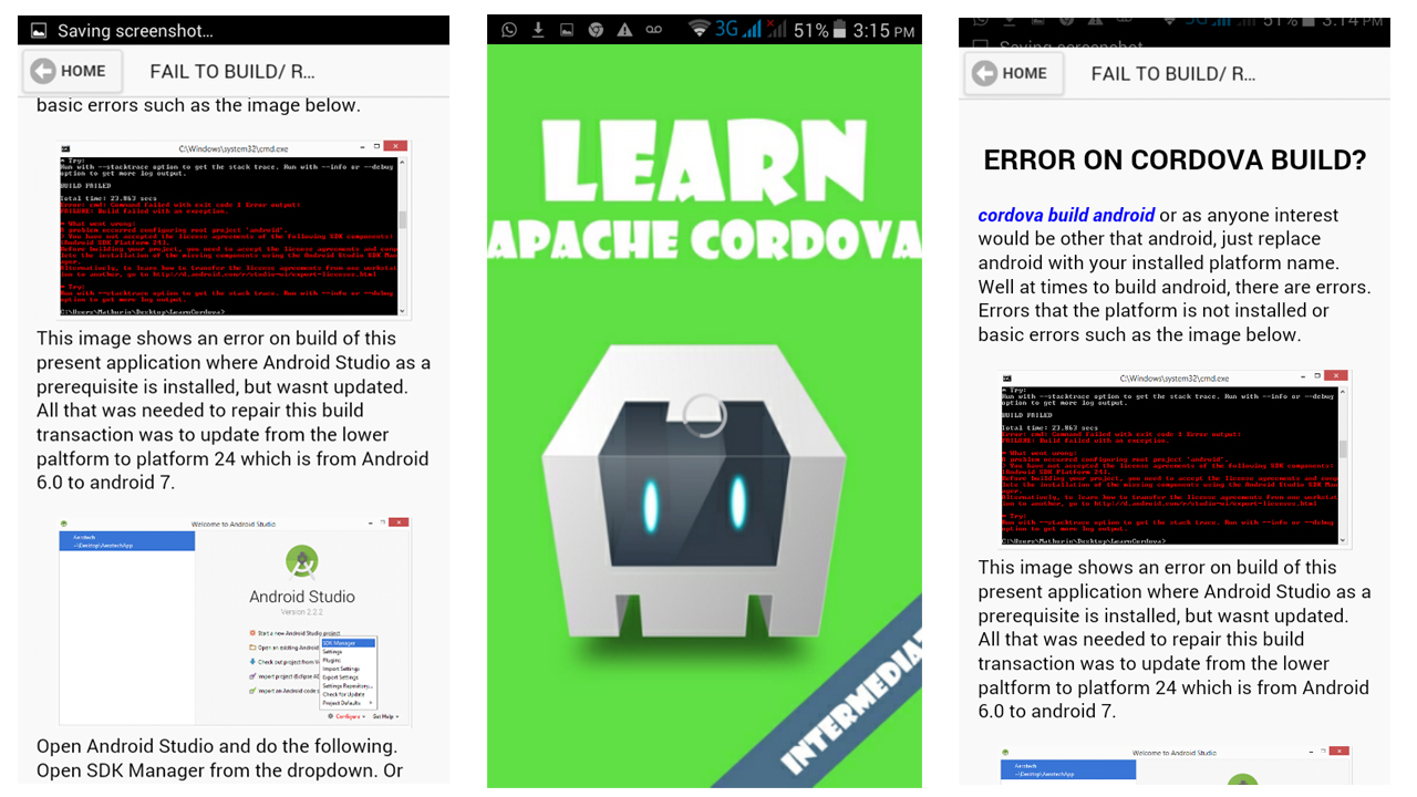 Learn Cordova Framework - App on Amazon Appstore