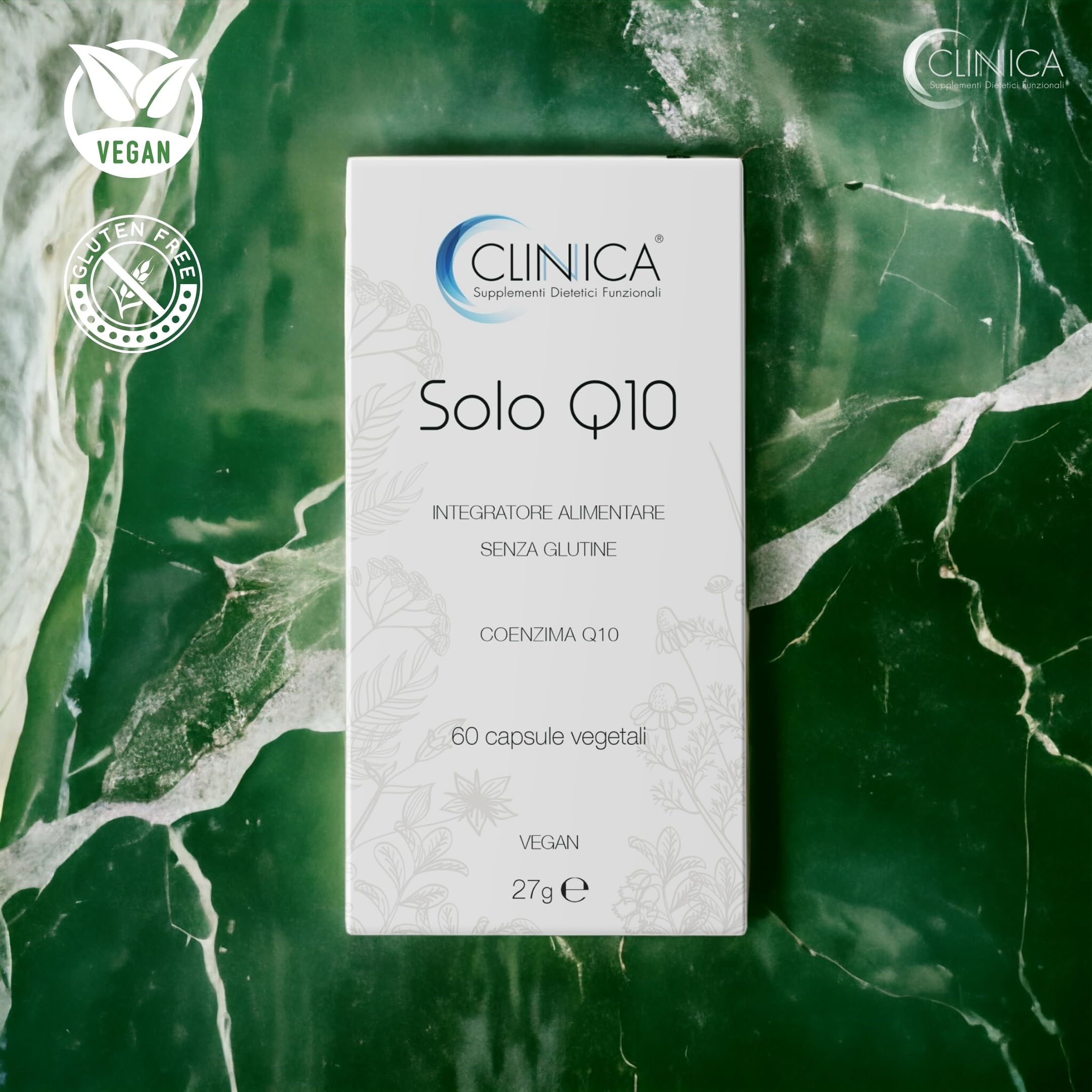 Coenzima Q10 Kaneka 100mg 60 Capsule Vegetali Integratore Coenzima Q10 di Alta Qualità Antiossidanti Integratori, Coq10 Vegan Senza Glutine
