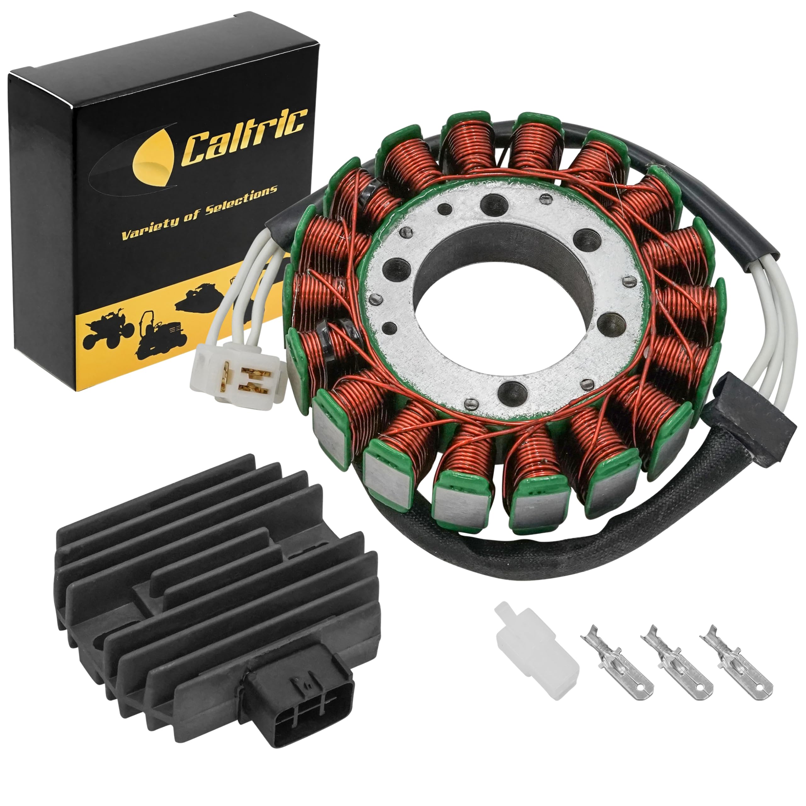 Amazon.com: Caltric Stator and Regulator Rectifier Compatible With