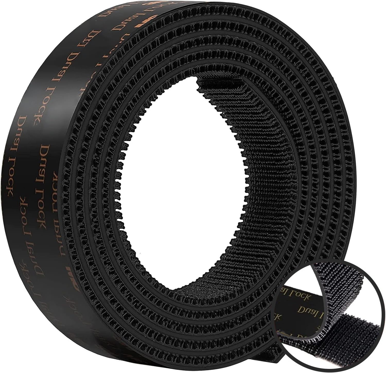 Dual Lock SJ3550 CF (25,4mm x 1m) Heavy Duty Reclosable Fastener Tape, Waterproof 5X Stronger Than Classic Hook & Loop Tape, Number Plate Tape, Black