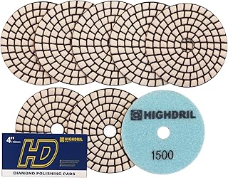 HIGHDRIL Dry Diamond Polishing Pad - 8PCS #15...,