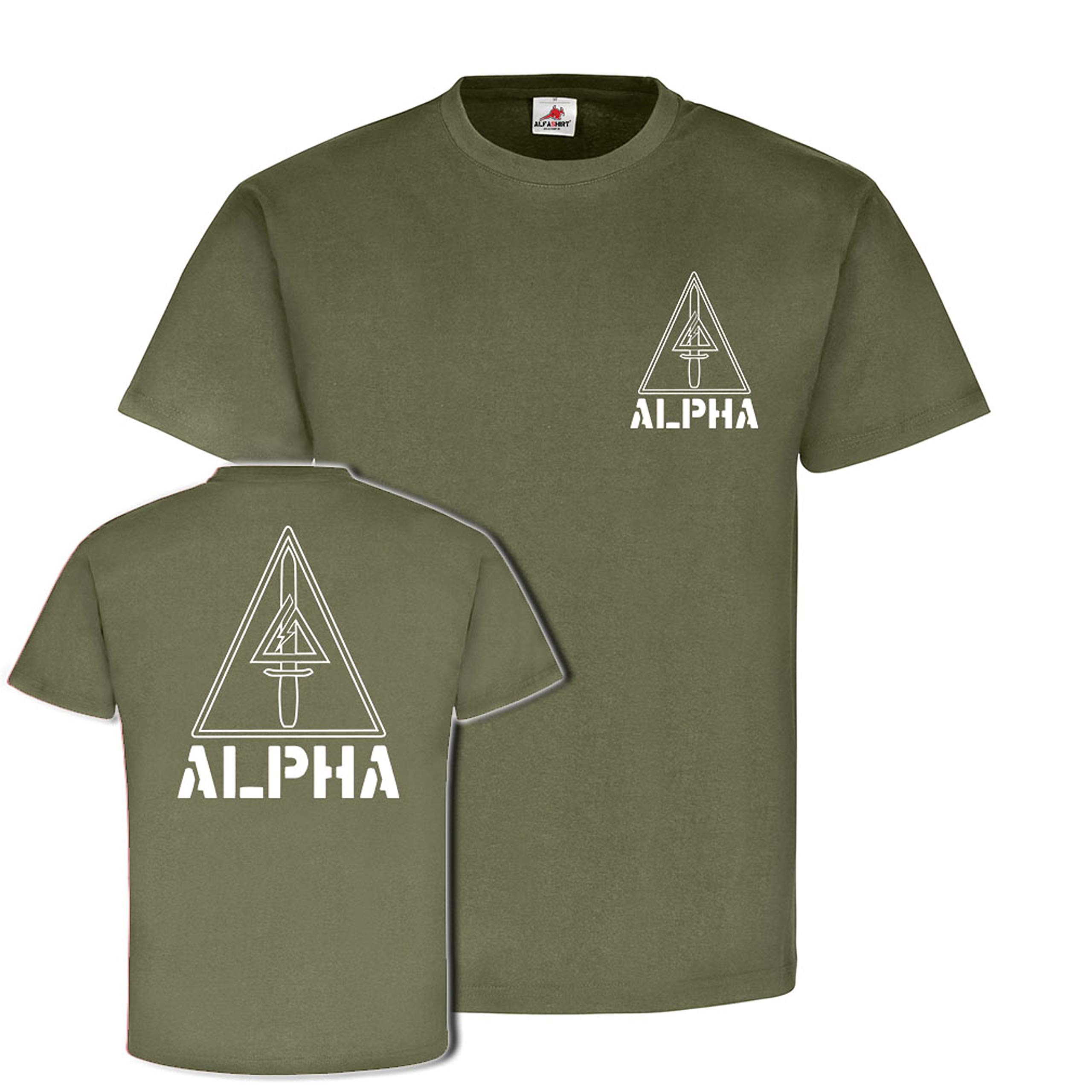 Écusson Delta Force Alpha US Army militaire vert brodé taille Medium - 3