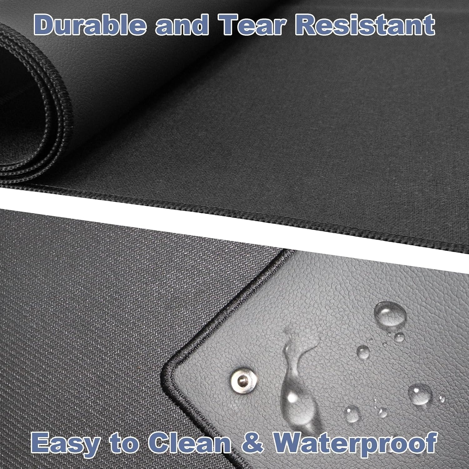 Grounding Mats,Grounding Mat for Bed, Grounding Mattress Cover Pad for Improve Sleep, Conductive Carbon Leatherette Earth Mat Grounding Pad