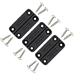 NeverBreak Parts - 3 Pack Black Igloo Cooler Hinges Replacement with Screws | High Strength Igloo Cooler Replacement Parts | Igloo Parts kit for ice chests