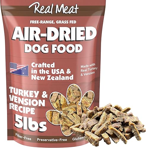 Miniatura 21 de Real Meat - Alimento para perros secado al aire con cordero y pescado real, bolsa de 5 libras de alimento real para perros de carne real sin granos