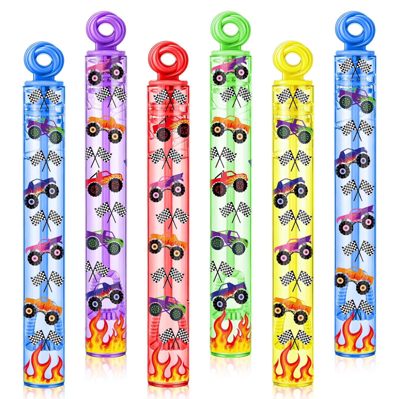 Rotatingpals 20 Pcs Monster Trucks Bubble Wands Monster Trucks Party Favors — image 1