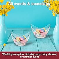 Vista 4 de Smarty Had A Party Mini vasos de postre transparentes de 2 onzas, vasos pequeños desechables de plástico para parfaits, yogur y golosinas de fiesta