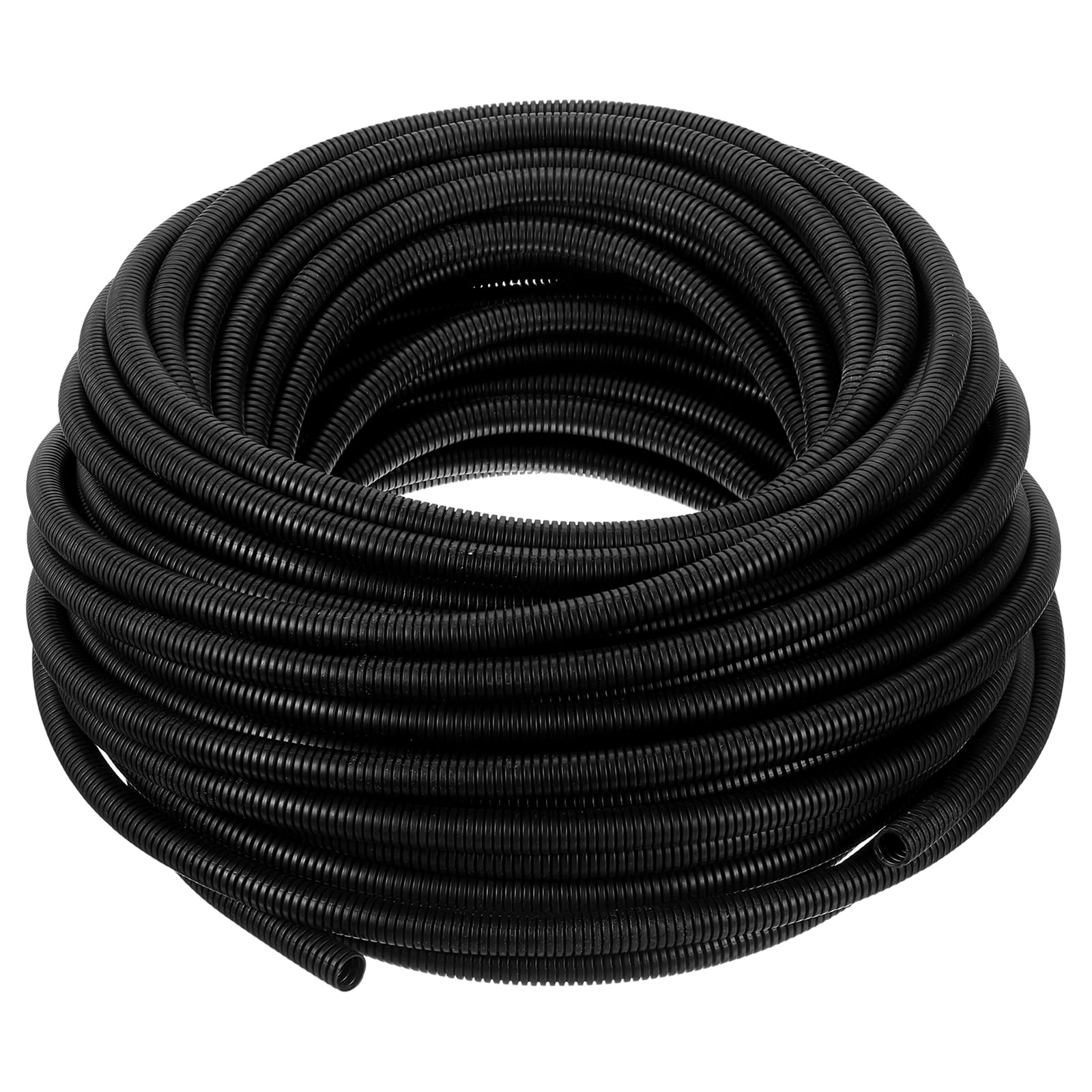 sourcing map Wire Loom Tubing 30 m - 10 mm, guaina protettiva per cavi, guaina flessibile per cavi elettrici