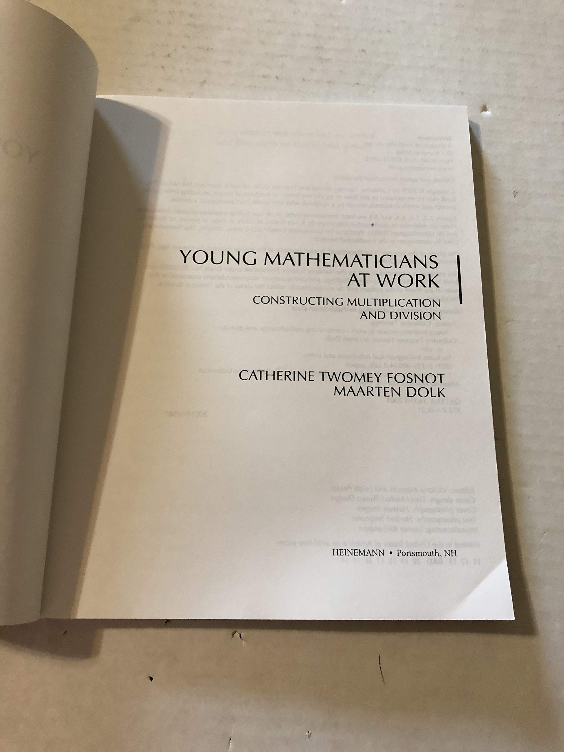 Young Mathematicians at Work: Constructing Multiplication and Division - Image 2