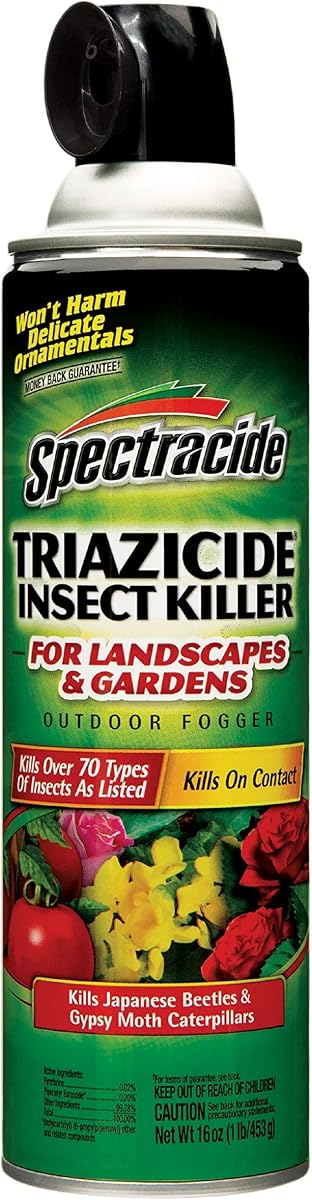 Triazicide Insect Killer For Landscapes And Gardens Outdoor Fogger 16 Ounces