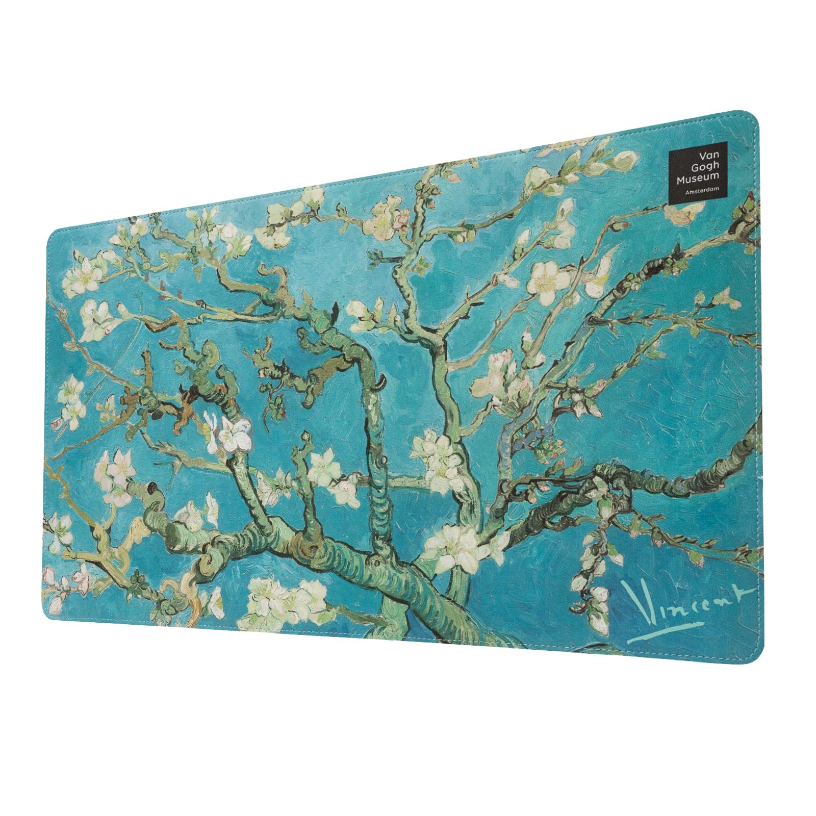 Grupo Erik Van Gogh Large Mouse Mat, Faux Leather Desk Mat - Art Gifts