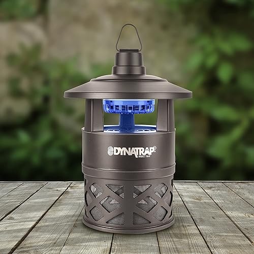Miniatura 3 de DynaTrap Trampa para mosquitos DT160-TUNSR de 14 acre y trampa para insectos voladores  Mata mosquitos, moscas, mosquitos, avispas y otros insectos