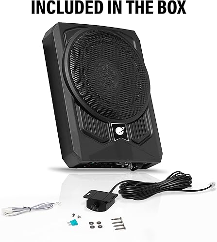 Miniatura 10 de Planet Audio P8AWK - Subwoofer para automóvil de perfil bajo de 8 pulgadas para debajo del asiento, 800 de alto rendimiento, amplificador integrado,