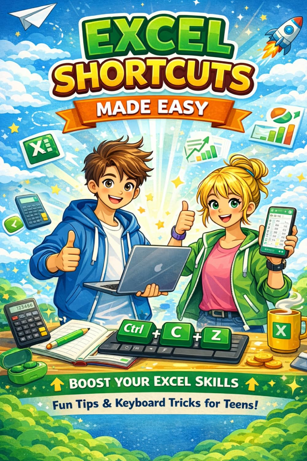 Excel Shortcuts Made Easy for: Excel Shortcuts: Learn Faster, Work Smarter
