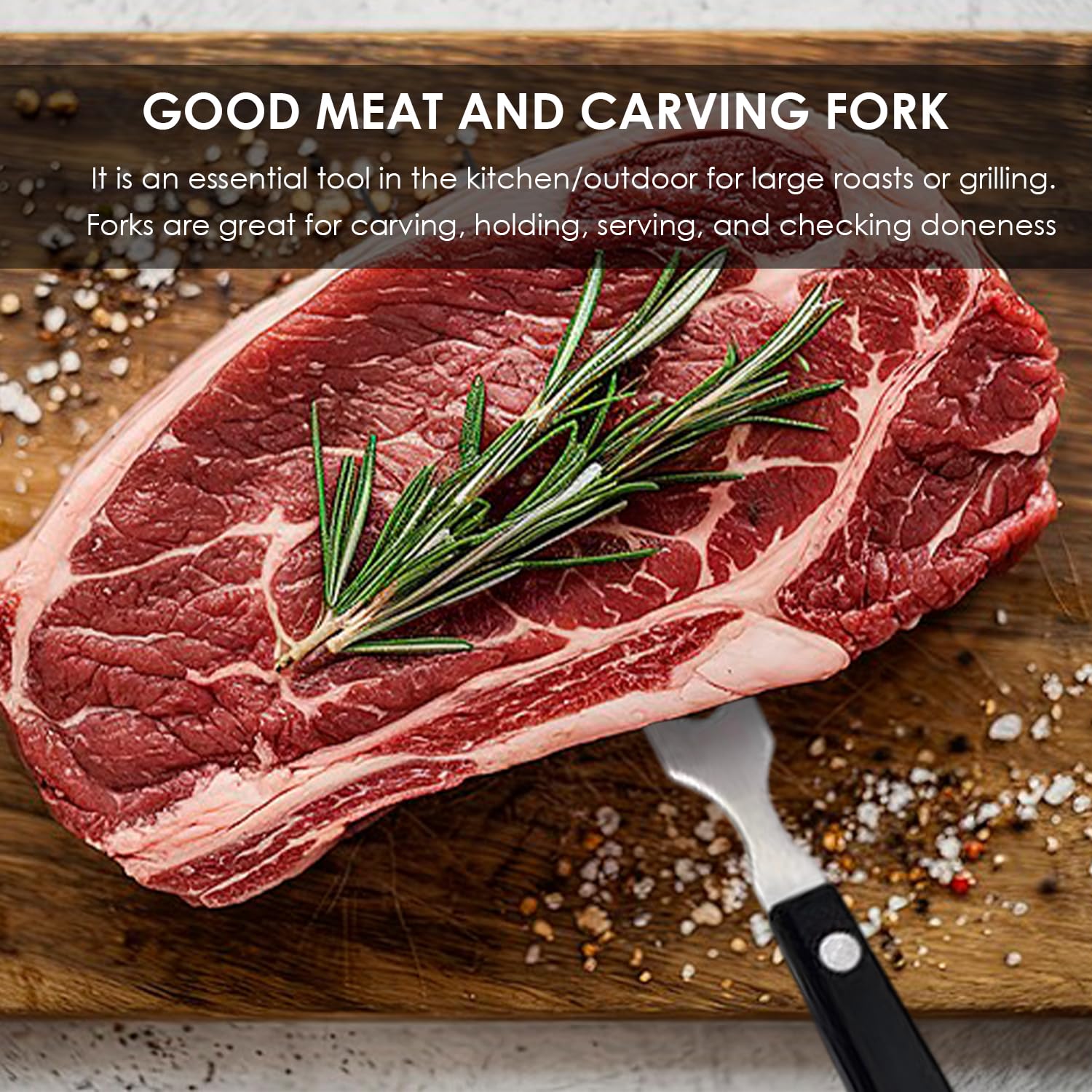 1 Forchetta Da Grill Manico Lungo E 1 Spazzolino Per Olio, Posate Da Grill, Forchetta Da Cibo In Acciaio Inox, Forchetta Da Cucina, Forchetta Da Grill Multiuso