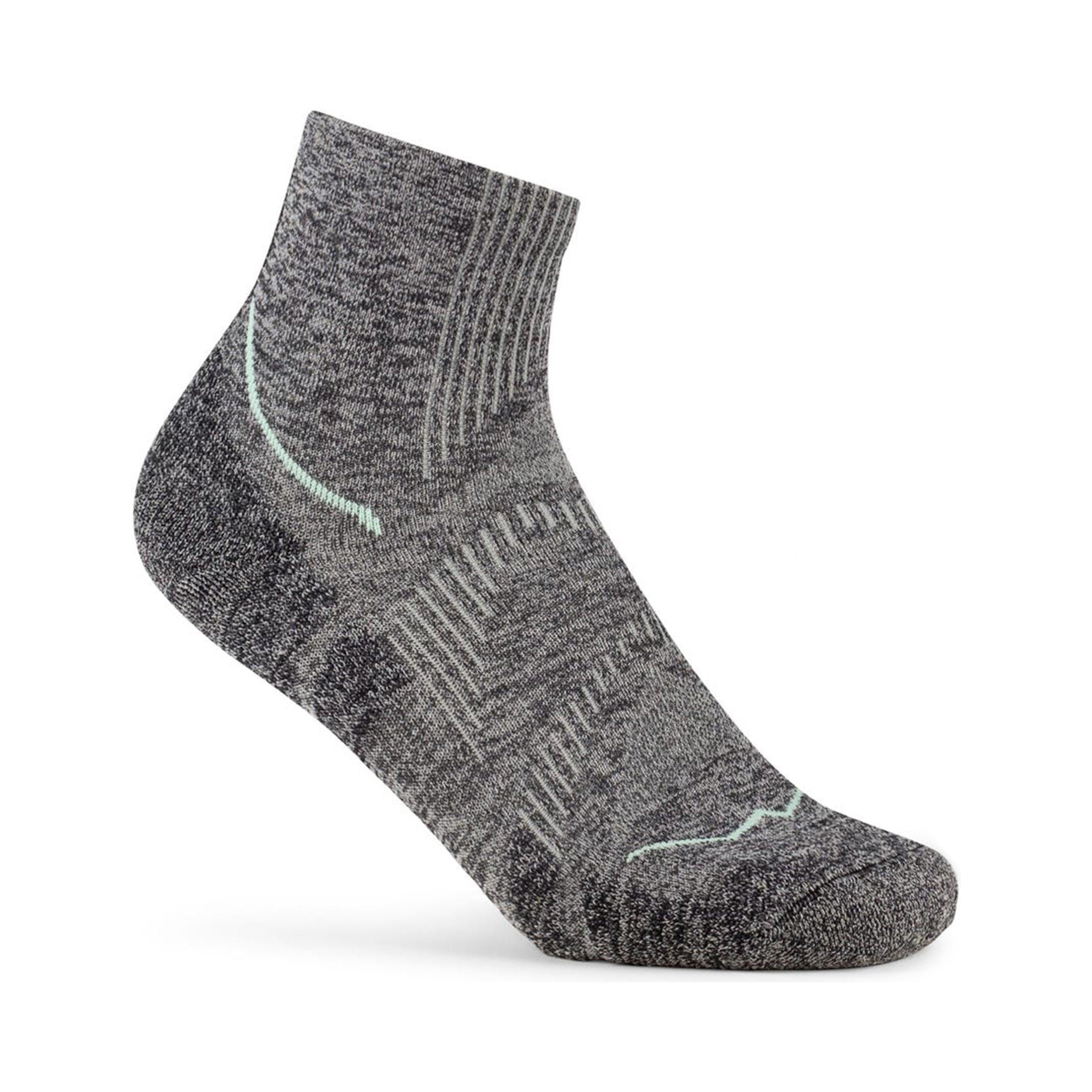 Buff| Socks Dryflx Quarter Quick Drying, Cushioned, Running, Running, Cool, Comfortable Man Women M Light Grey