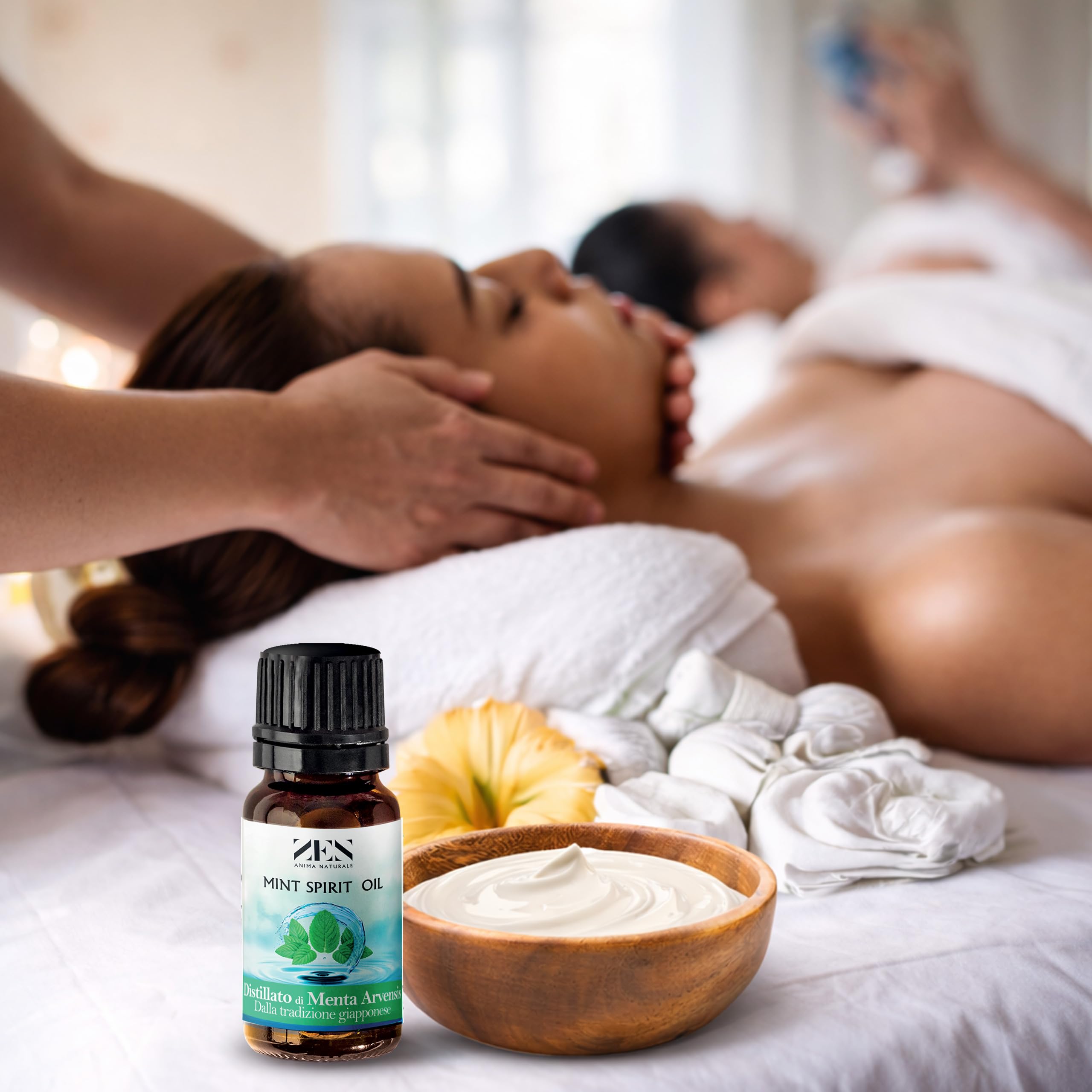 Oli Essenziali per Diffusori, Olio Essenziale per Diffusori Menta Arvensis 100 ml, 100% Puro e Naturale, Oli Essenziali Naturali per Aromaterapia e Massaggi