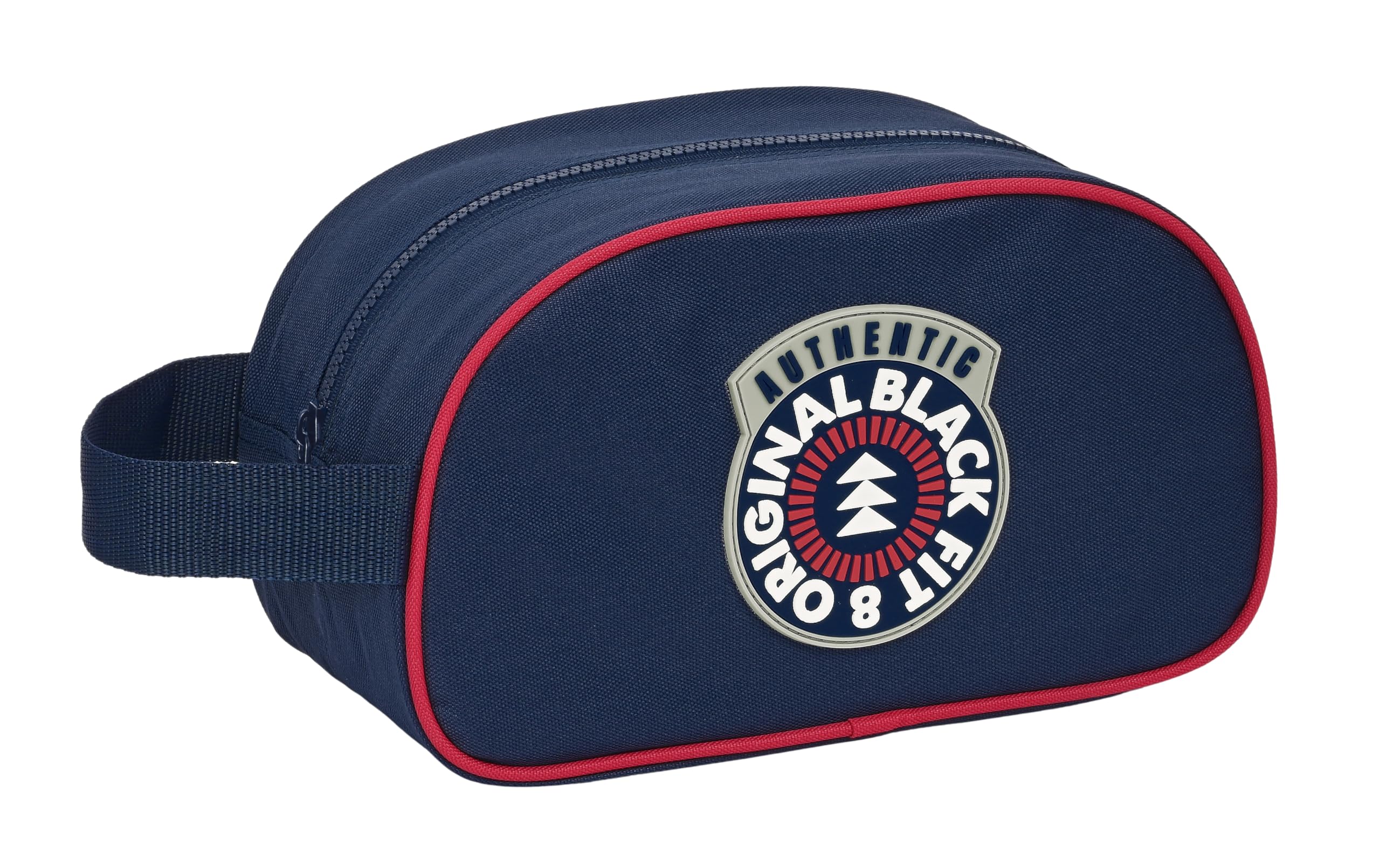 Blackfit8Authentic Kids School Bag Medium with Handle, Toiletry Bag for Kids, Adaptable to Cart, Easy Cleaning, Convenient and Versatile, Quality and Resilience, 26 x