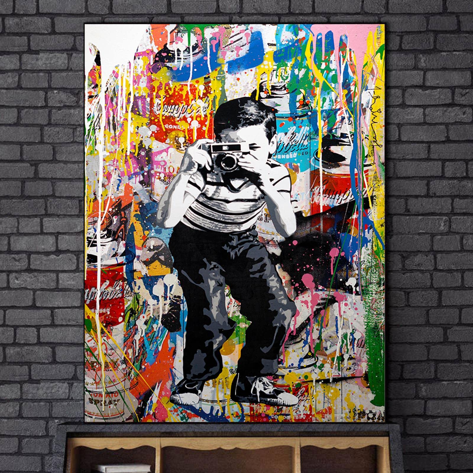 No.244♡半額祭♡キャンバスアート　ストリートアートポスター　バンクシー No.244♡半額祭♡キャンバスアート ストリートアートポスター