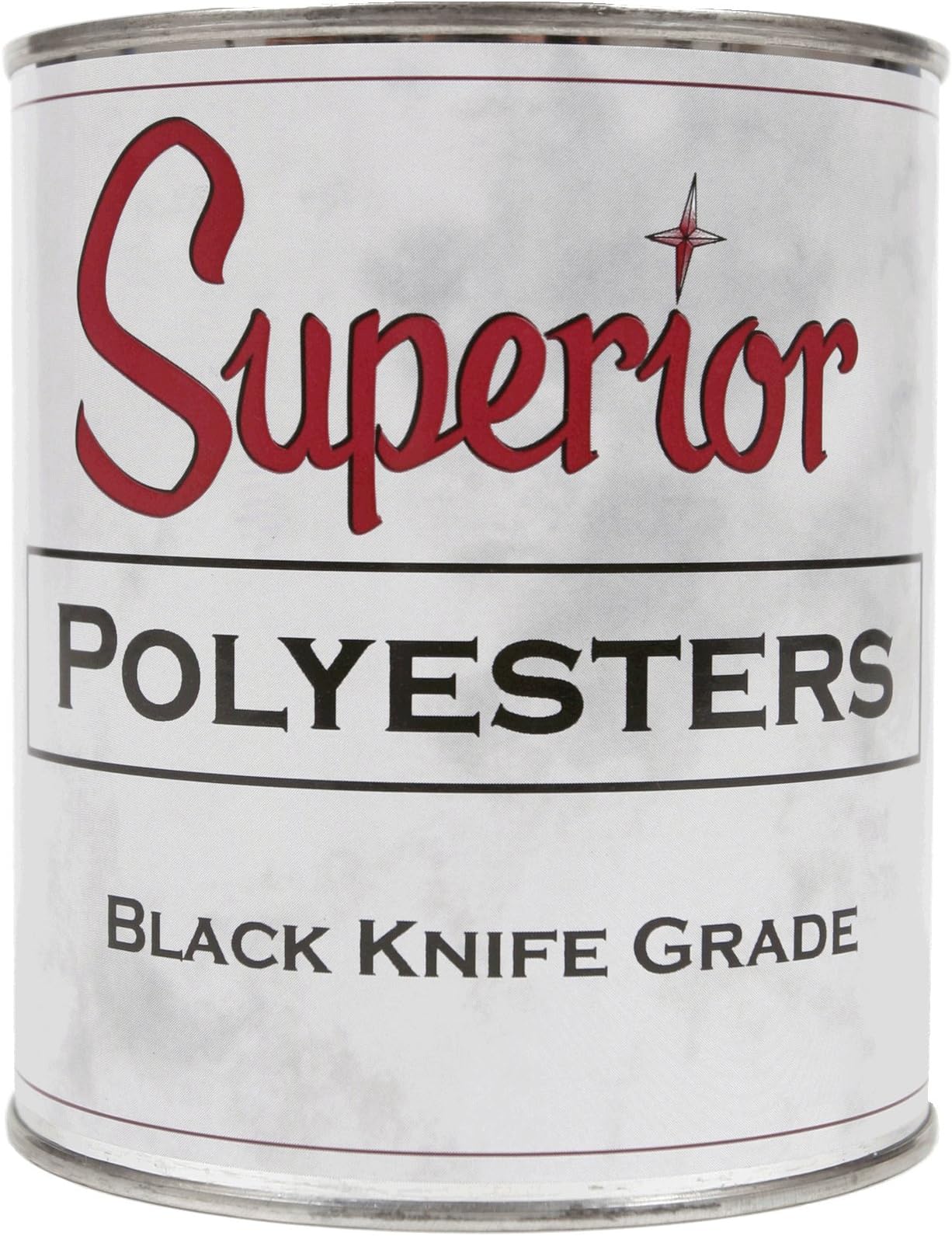 Superior Stone Black Polyester Knife-Grade Adhesive (1 Quart) for Natural Stone Filling & Laminating