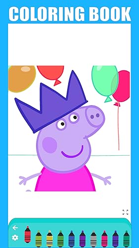 Cute Pig Coloring Book - For All Age