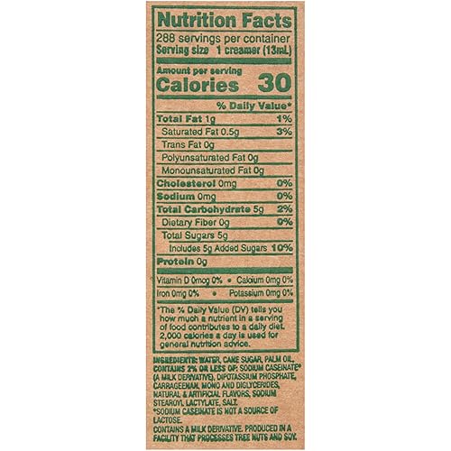 Vista 165 de International Delight Crema de café, caramelo macchiato, crema saborizada refrigerada, botella de 32 onzas líquidas