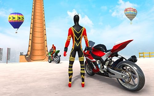 sujeira bicicleta velocidade herói mega rampa façanha jogos - Super heroi GT corrida moto jogo para