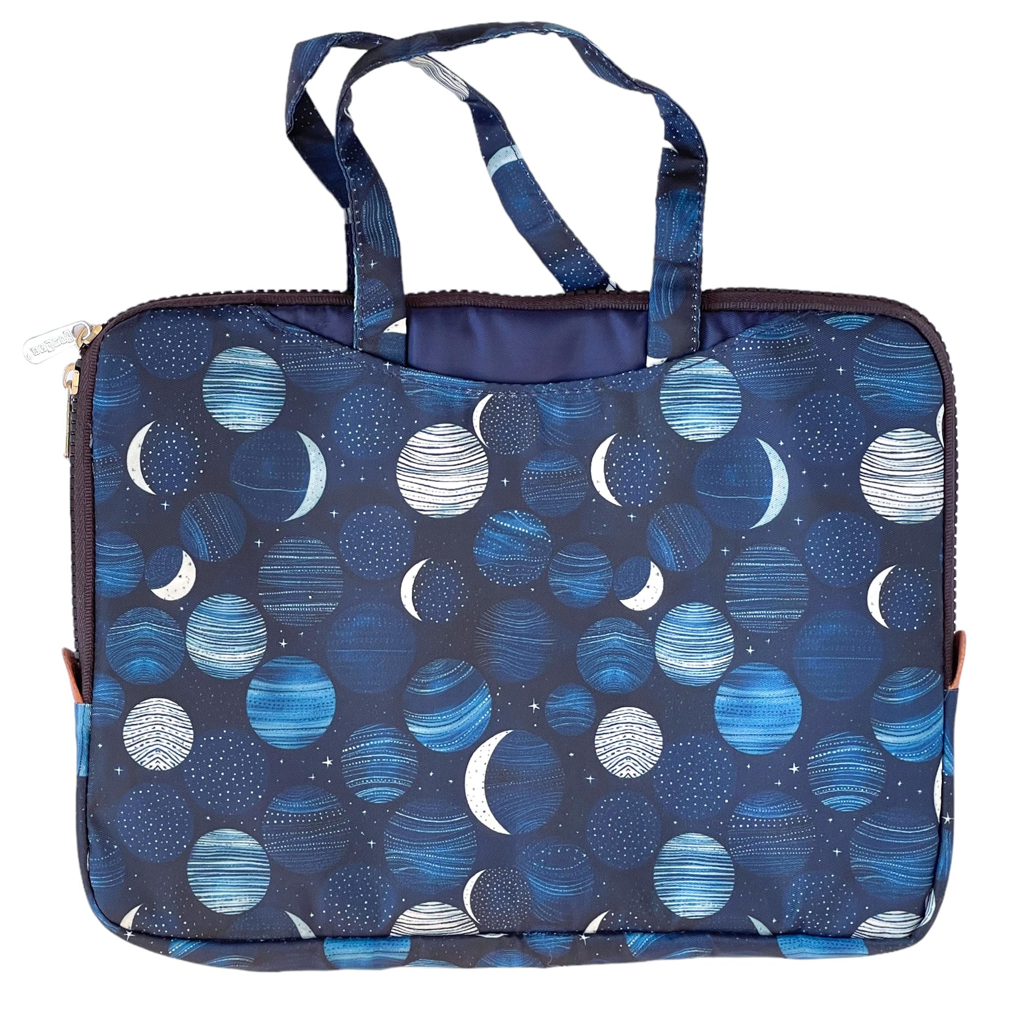 Yumbox Poche - Insulated Sleeve Lunch Box with Handles and Exterior Pockets (Lunar Phases)